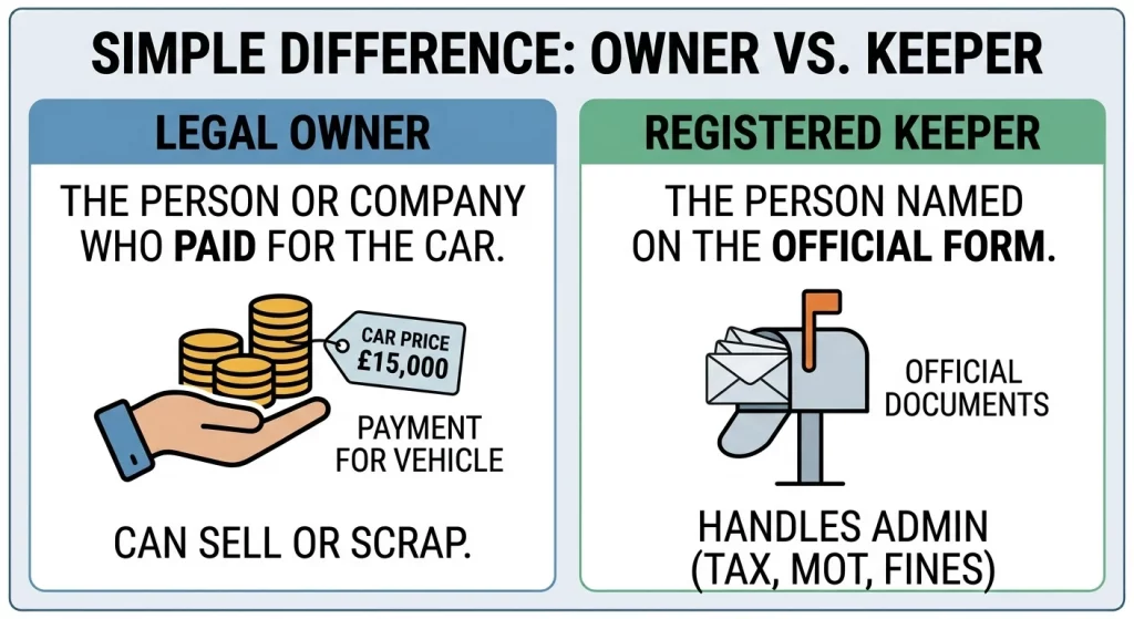 Owner vs Registered Keeper What is the Main Difference